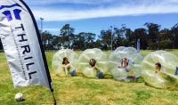 Bubble Soccer Activity Games played in Sydney, Hunter Valley and Blue Mountains for fun corporate events