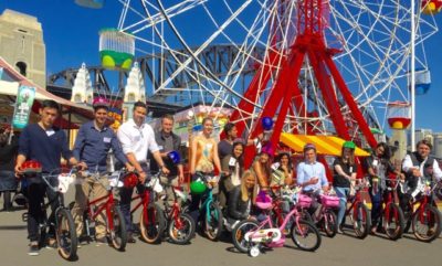 Westpac graduates Charity Team Building Bikes for Tikes Children's Charities by THRILL