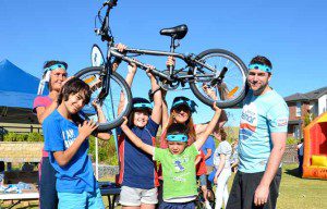 Build a Bike corporate group and staff team building activities for children's charity with thrill bicycle mechanics