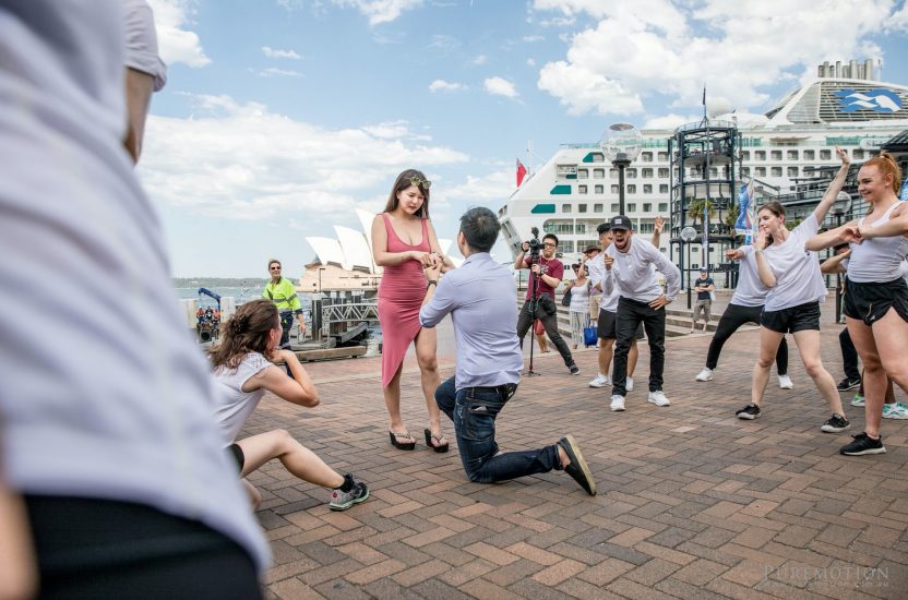 flash mob events sydney weddings and proposals
