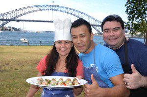 Master Chef Competition Team Building Cooking for Charities in Sydney by Sydney Harbour Bridge with Thrill events
