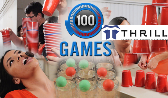 Minute to 2 Win It, Thrill 100 fun group activities and team building games for office staff party celebrations to selevct from. Minute to win it play great games and enjoy a laughter filled celebration for staff interactive team bonding fun.