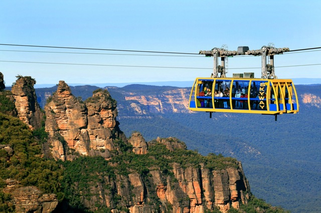 Experience a Blue mountains activities scenic railway 3 sisters skyway near Fairmont Resort and Lilianfels will give your team an adventrure Thrill