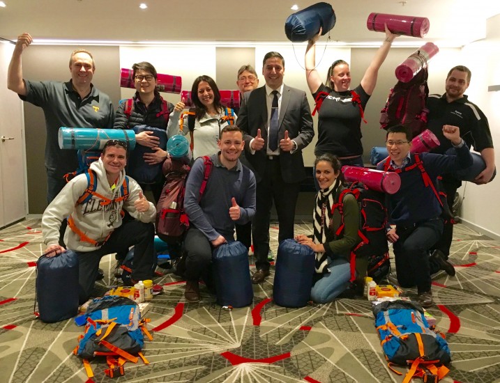 Helping Hampers Charity Team Building for Homeless by Thrill in Parramatta