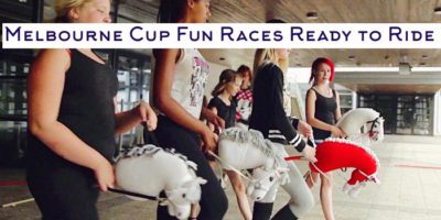 Melbourne cup galloping fun indoor team games