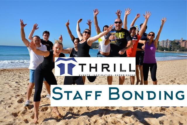 Staff team bonding in Sydney, Central Coast along the Gold Coast and in The Sunshine Coast 