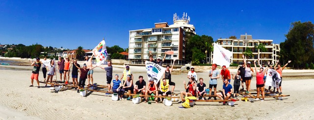 Raft Building team activities and paddling in Sydney at Rose Bay and all Conference Centers