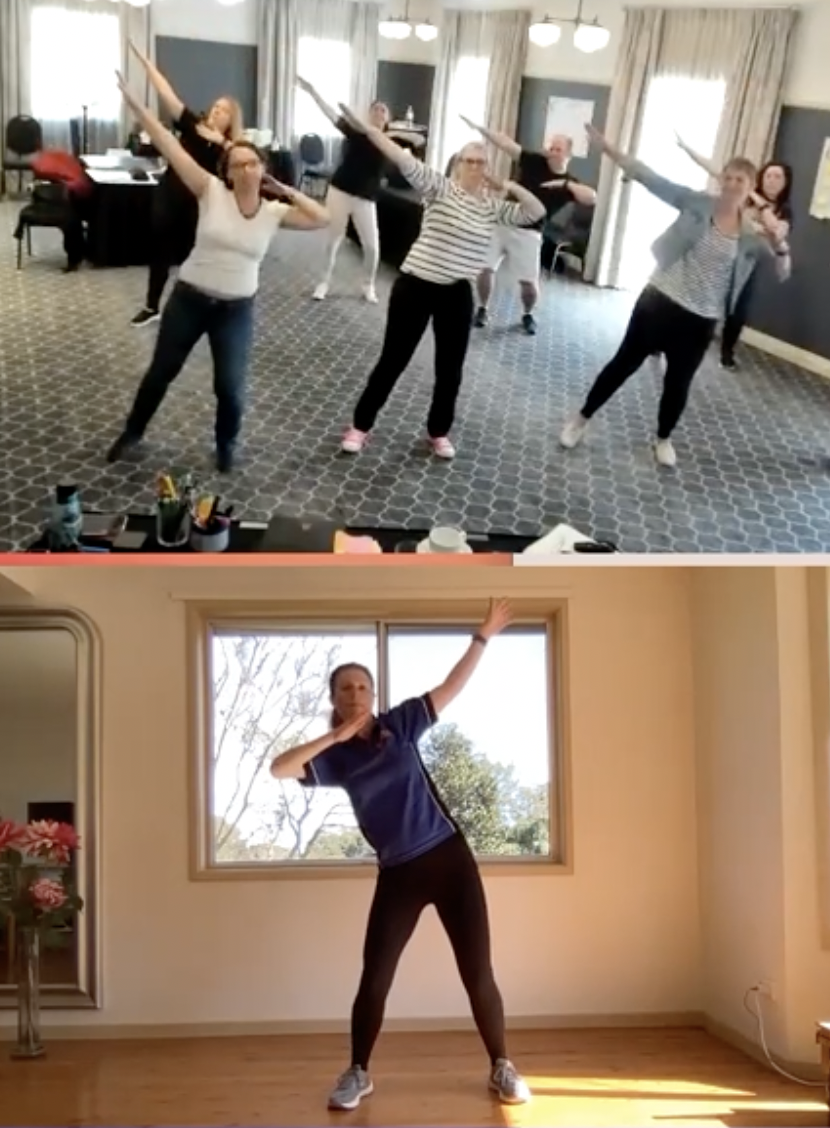 Thrill Sydney team building tutorial Dance-Workshop-online