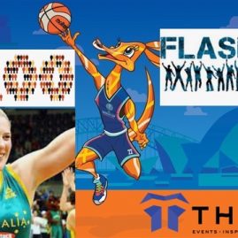Basketball-Flashmob-Thrill Sydney flashmobbing with 50 dancer performers