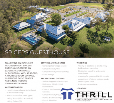 Thrill Spicers Retreats and Experiences that are Personalised for conference and groups
