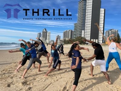 Conference recovery staff exercises and activities - corporate-staff-stretch-thrill