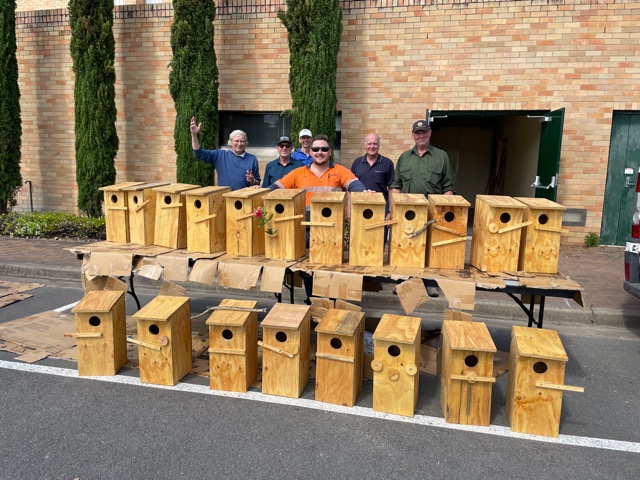 Hunter Valley Nesting box conference team building for mining company HVO Glencore