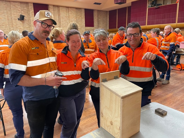 Hunter Valley native animal Nesting Box build by staff for environmental team building activities and community or corporate events by Thrill conservation staff