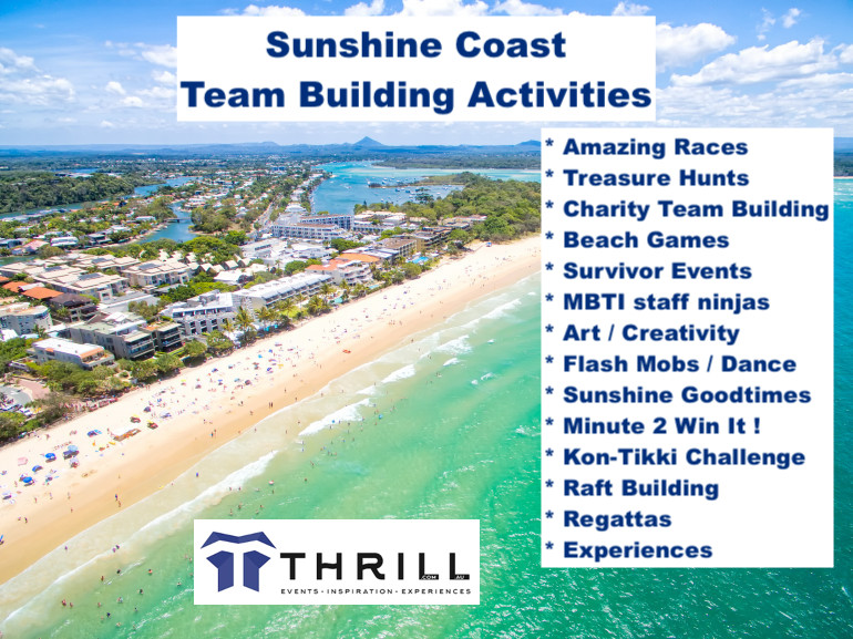 Sunshine Coast team Building activities, events and experiences