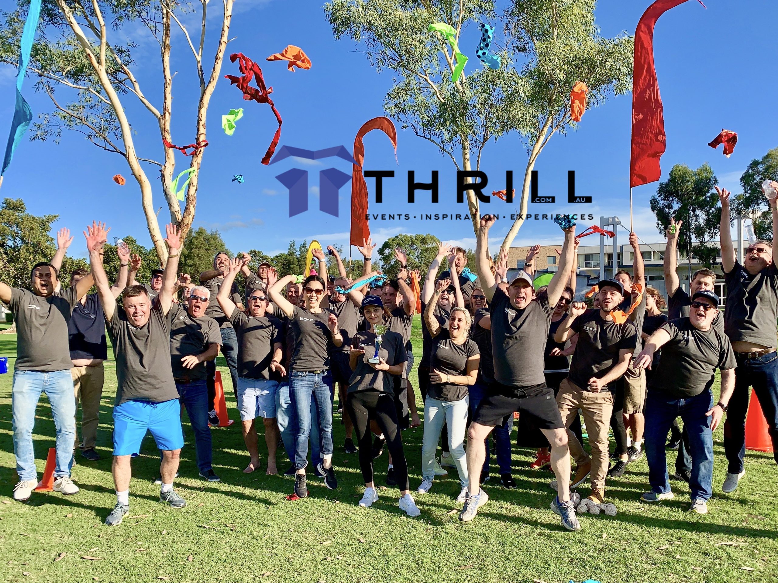 Thrill Team Building Activities Sydney Gold Coast Hunter Valley energiser team celebration engaging teams