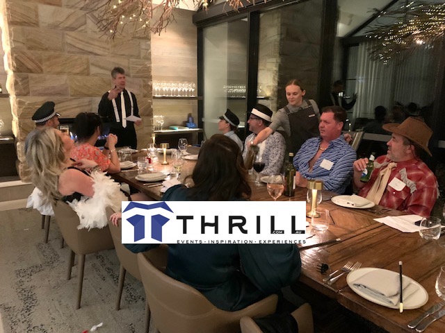 murder mystery by Thrill events. Team activities for fun dinner entertainment at all conference venues 
